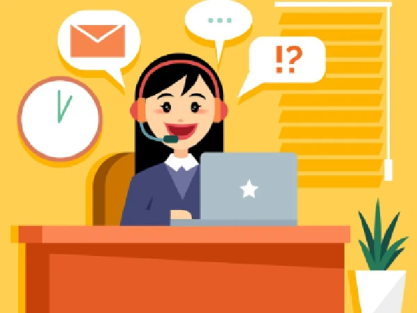 Illustrasi telemarketing